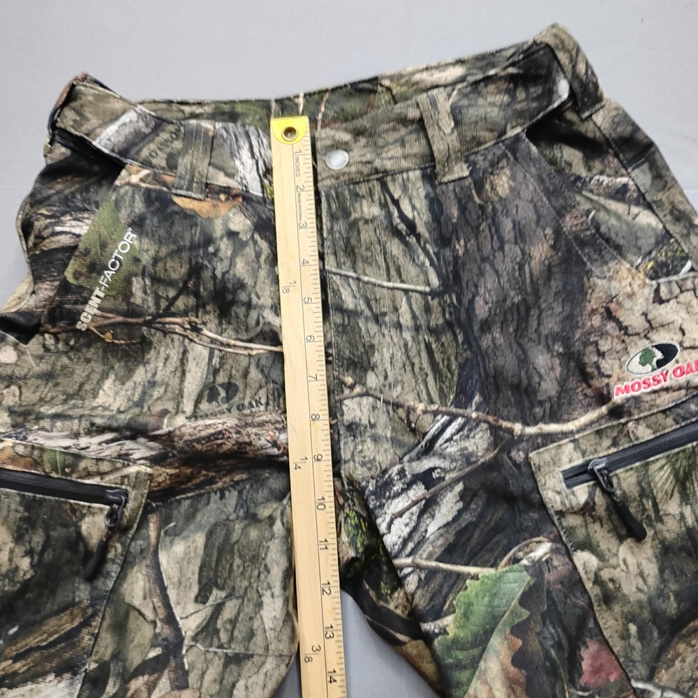 Mossy Oak Scent-Factor Hunting Pants Camo Timber Wolf Country Mens Small 30x32 - Picture 6 of 7